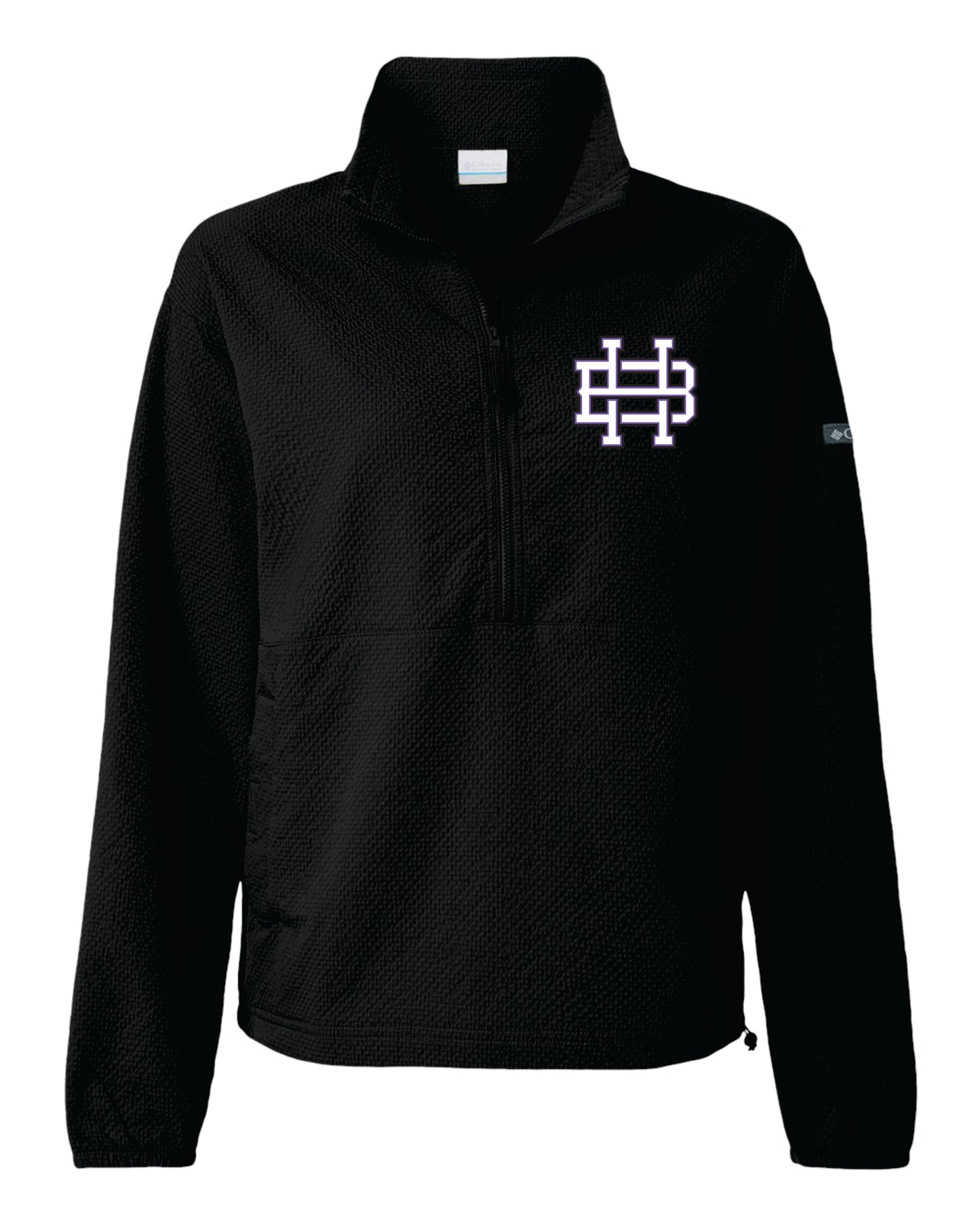 Hype Black Columbia Women's Half-zip Pullover