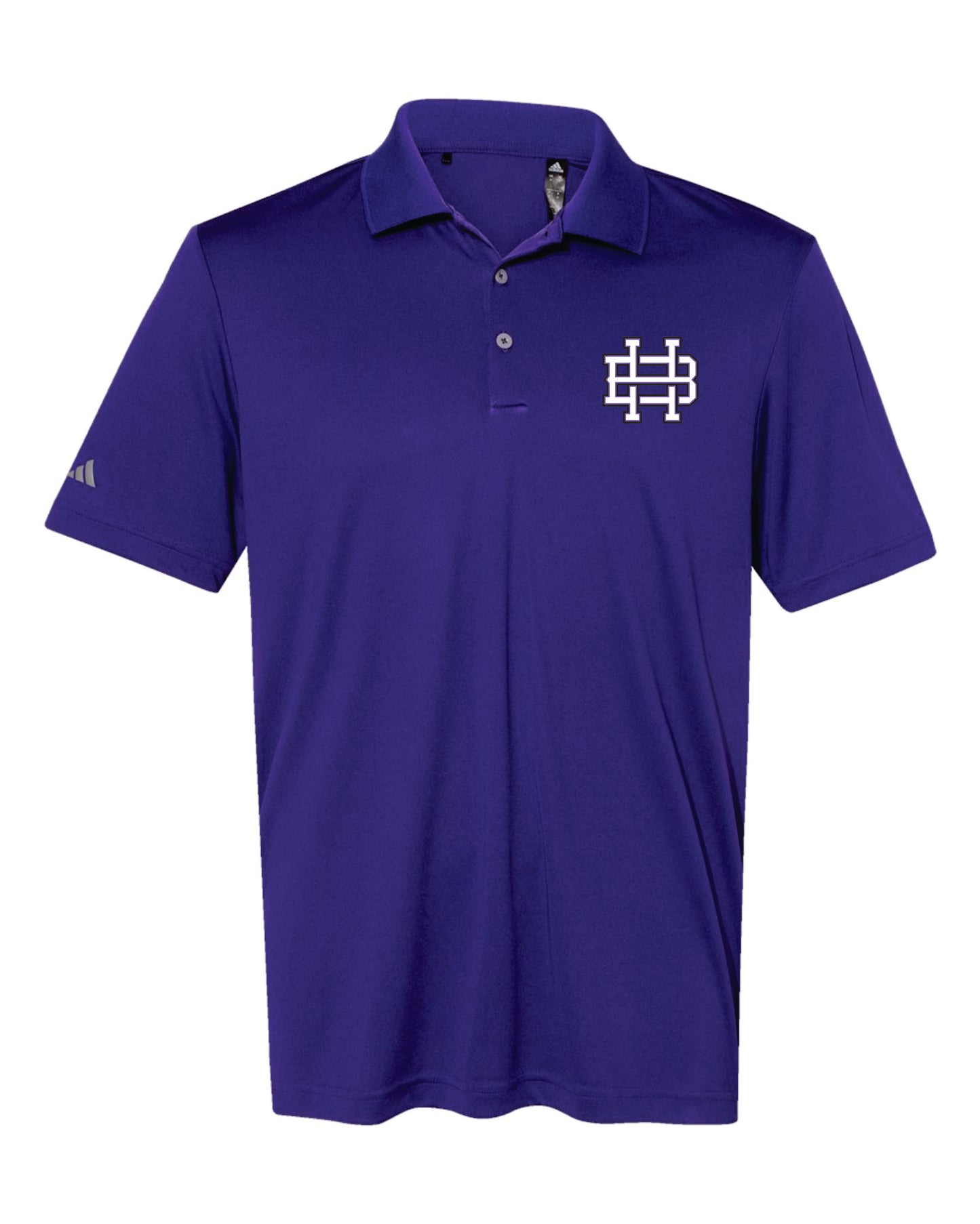 Hype Purple Adidas Performance Polo