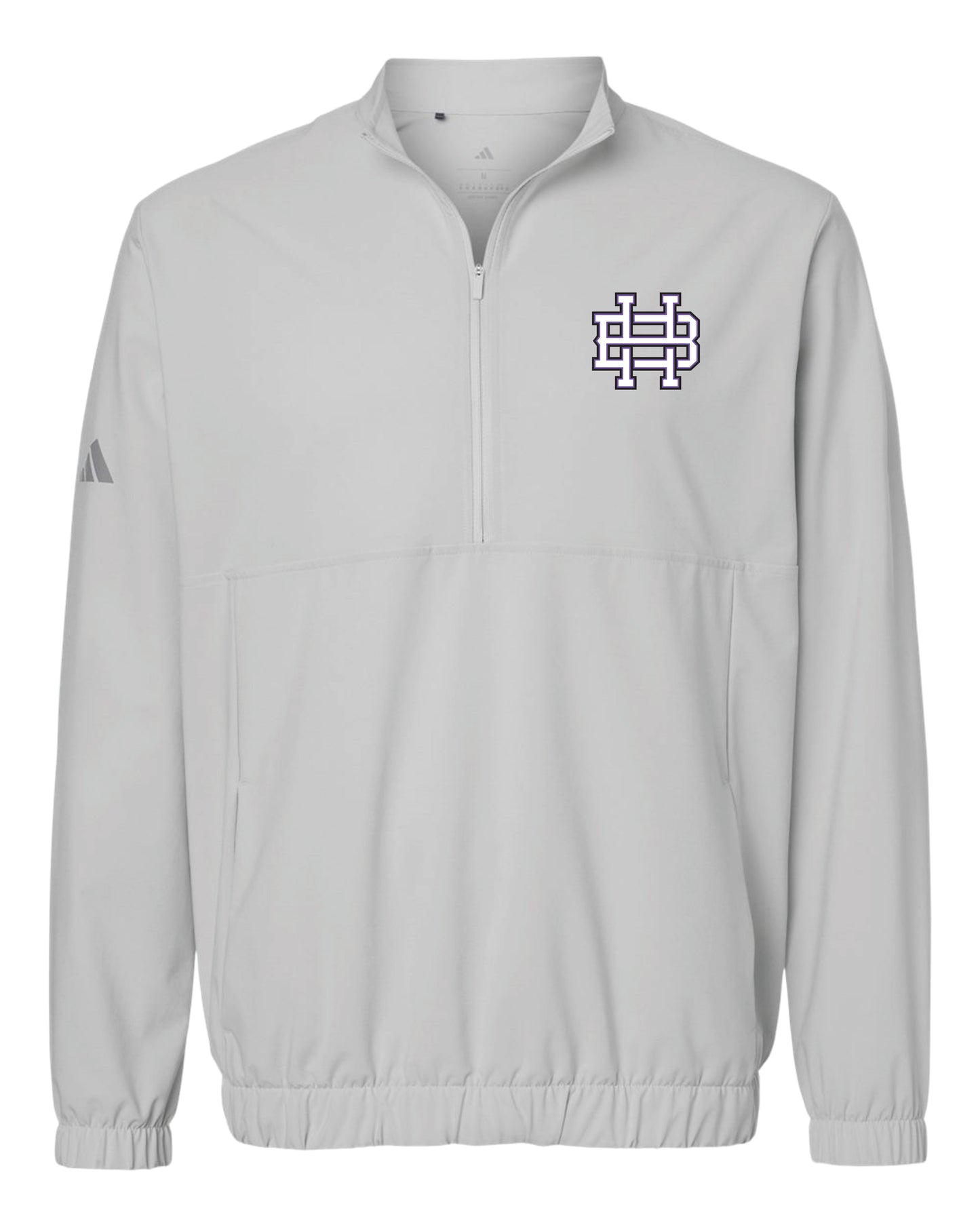 Hype Grey One Adidas Half-Zip Pullover