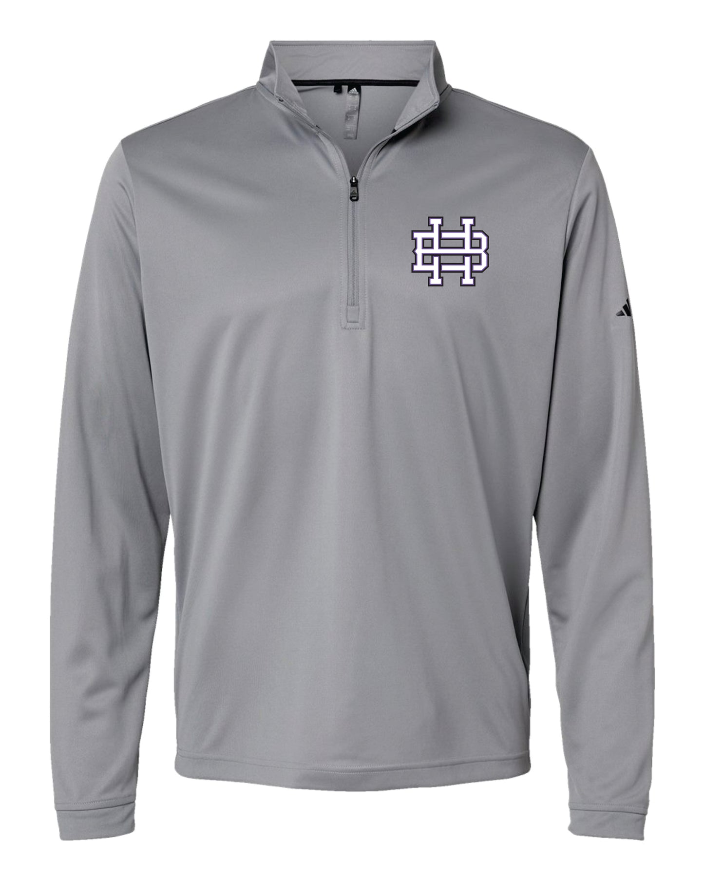 Hype Grey Three Adidas Lightweight Quarter-zip Pullover
