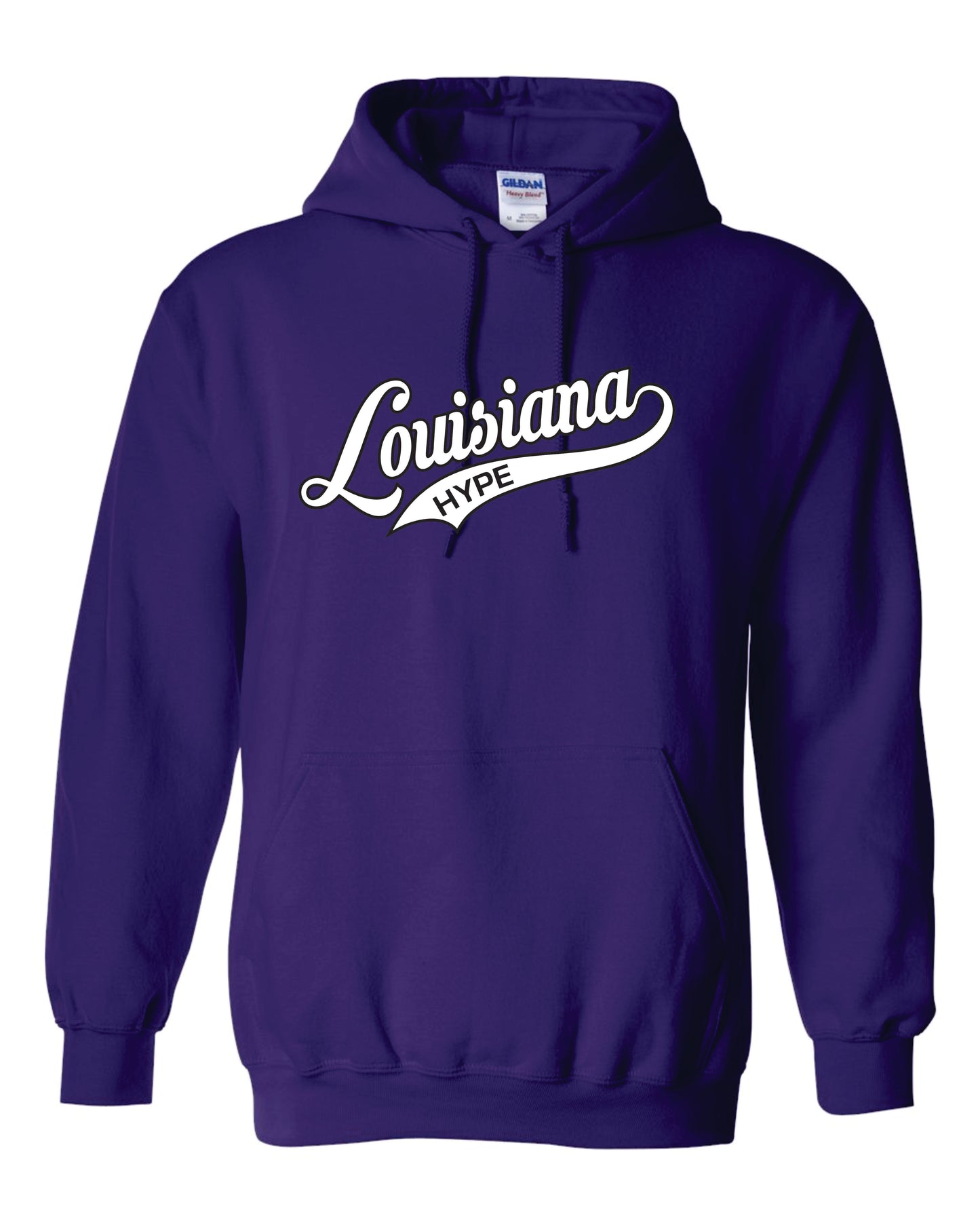 Hype Purple Gildan Hooded Sweatshirt