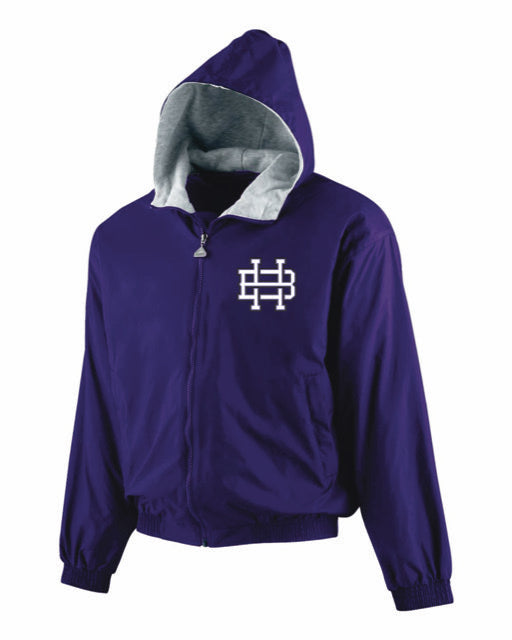 Hype Purple Augusta Youth Hooded Jacket