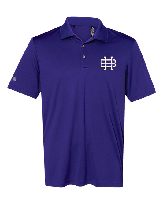 Hype Purple Adidas Performance Polo