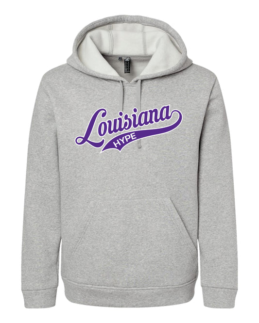 Hype Grey Heather Adidas Hooded Sweatshirt