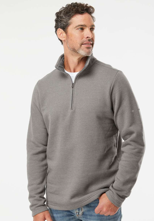 Hype Boulder Heather Columbia Quarter-zip Pullover