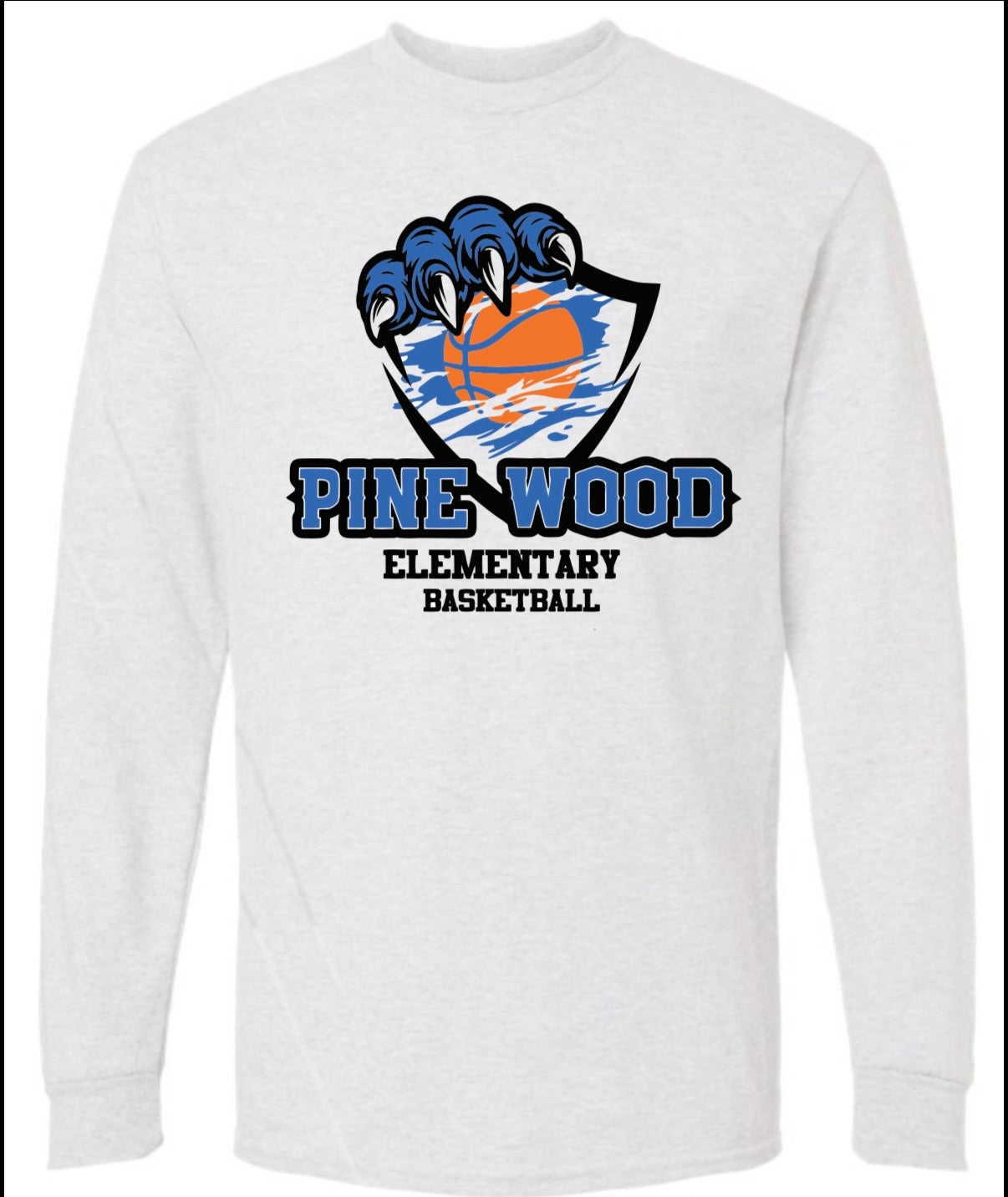 PWE Basketball Long Sleeve Grey