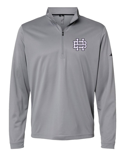 Hype Grey Three Adidas Lightweight Quarter-zip Pullover