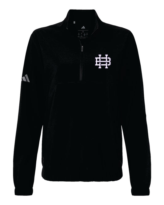 Hype Black Adidas Women's Half-zip Pullover